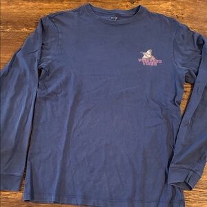 Vineyard Vines Men's Navy Long Sleeve Tee